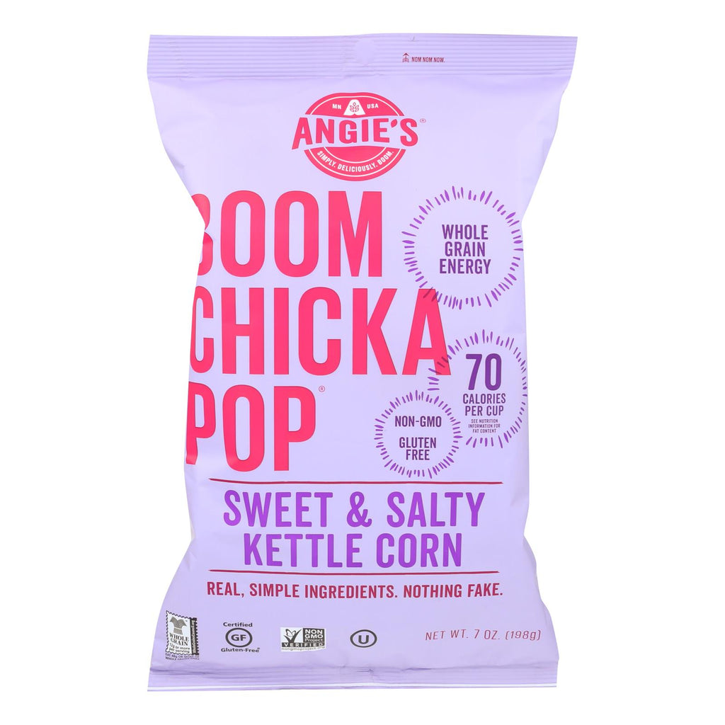 Angie's Kettle Corn Boom Chicka Pop Sweet And Salty Popcorn - Case Of 12 - 7 Oz. - Lakehouse Foods