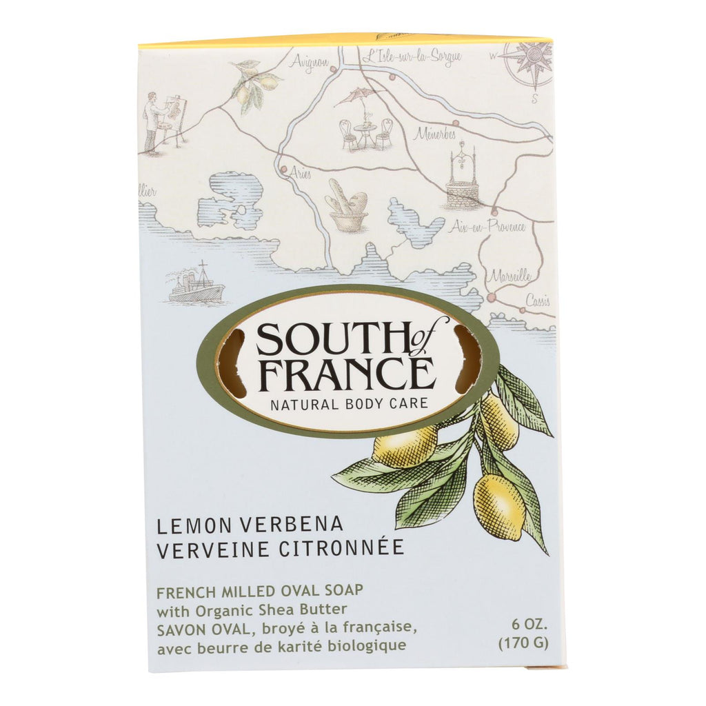 South Of France Bar Soap - Lemon Verbena - Full Size - 6 Oz - Lakehouse Foods