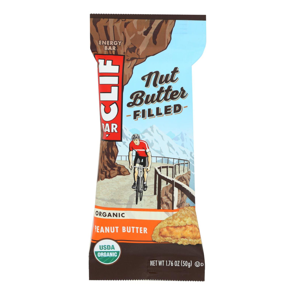 Clif Bar Organic Nut Butter Filled Energy Bar - Peanut Butter - Case Of 12 - 1.76 Oz. - Lakehouse Foods