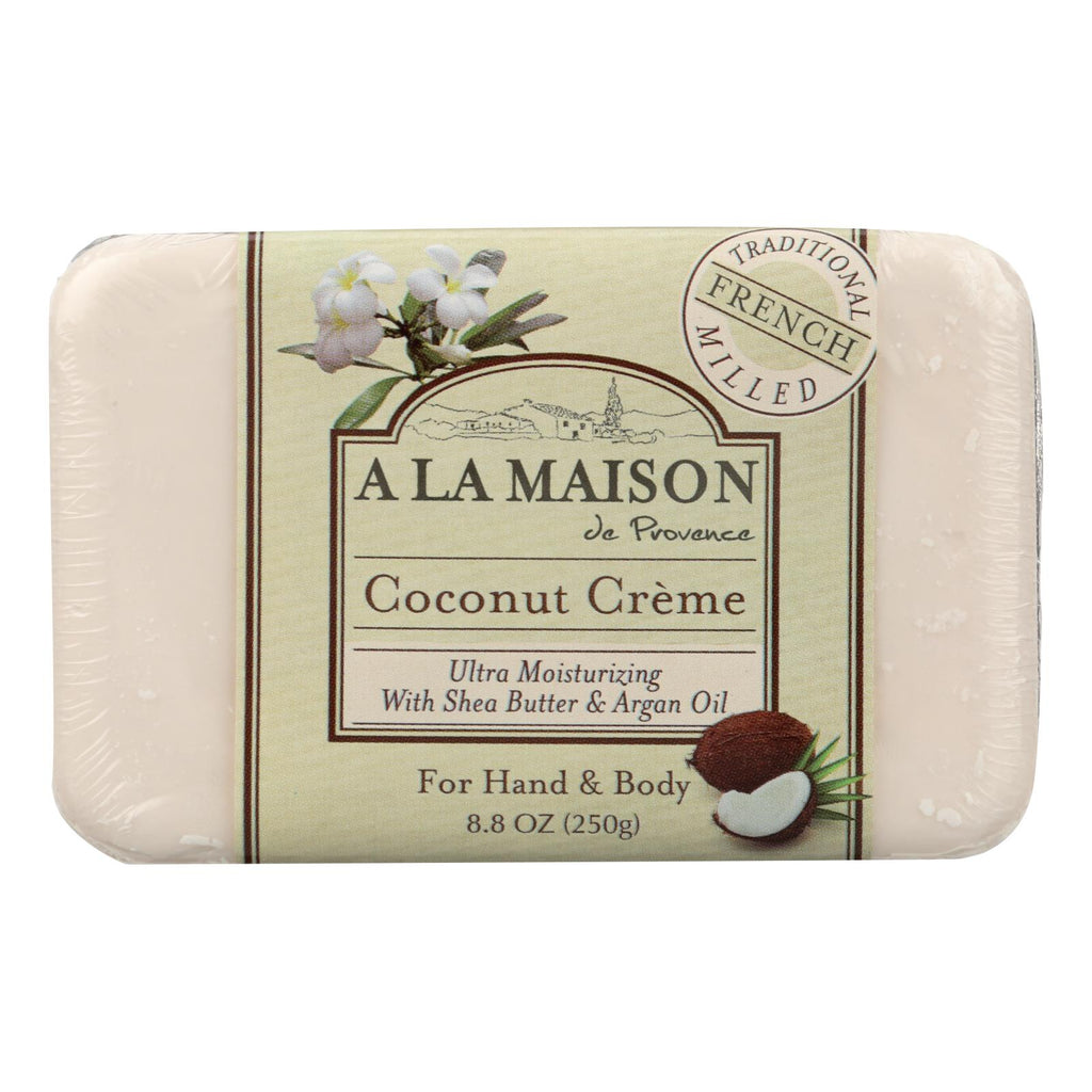 A La Maison - Bar Soap - Coconut Creme - 8.8 Oz - Lakehouse Foods