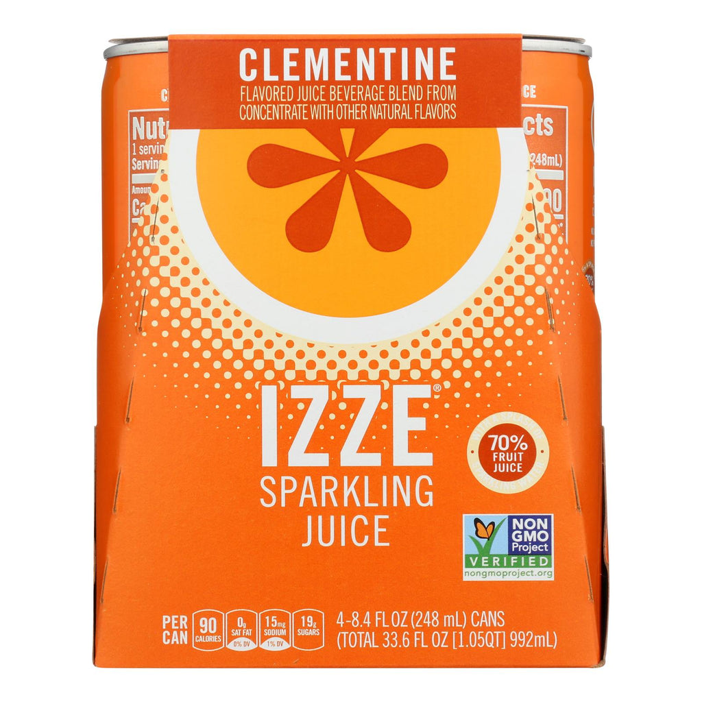 Izze - Can Sparkling Clementine - Case Of 6-4-8.4 Fl Oz. - Lakehouse Foods