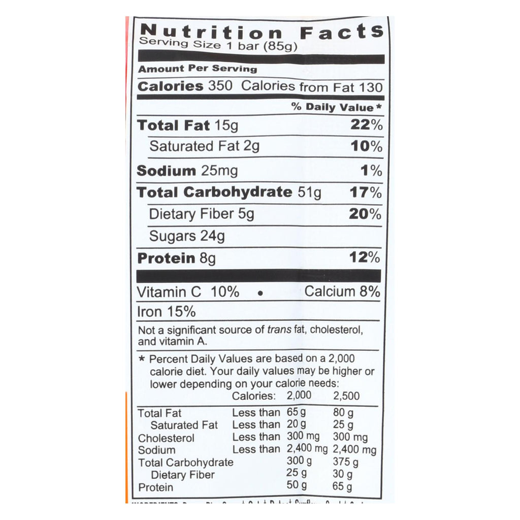 Probar Organic Superfruit Slam Bar - Case Of 12 - 3 Oz - Lakehouse Foods