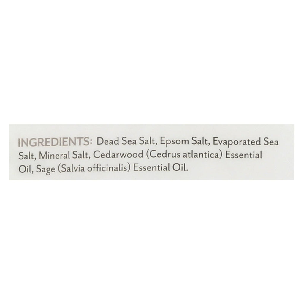 Soothing Touch Bath Salts - Cedar Sage - 32 Oz - Lakehouse Foods