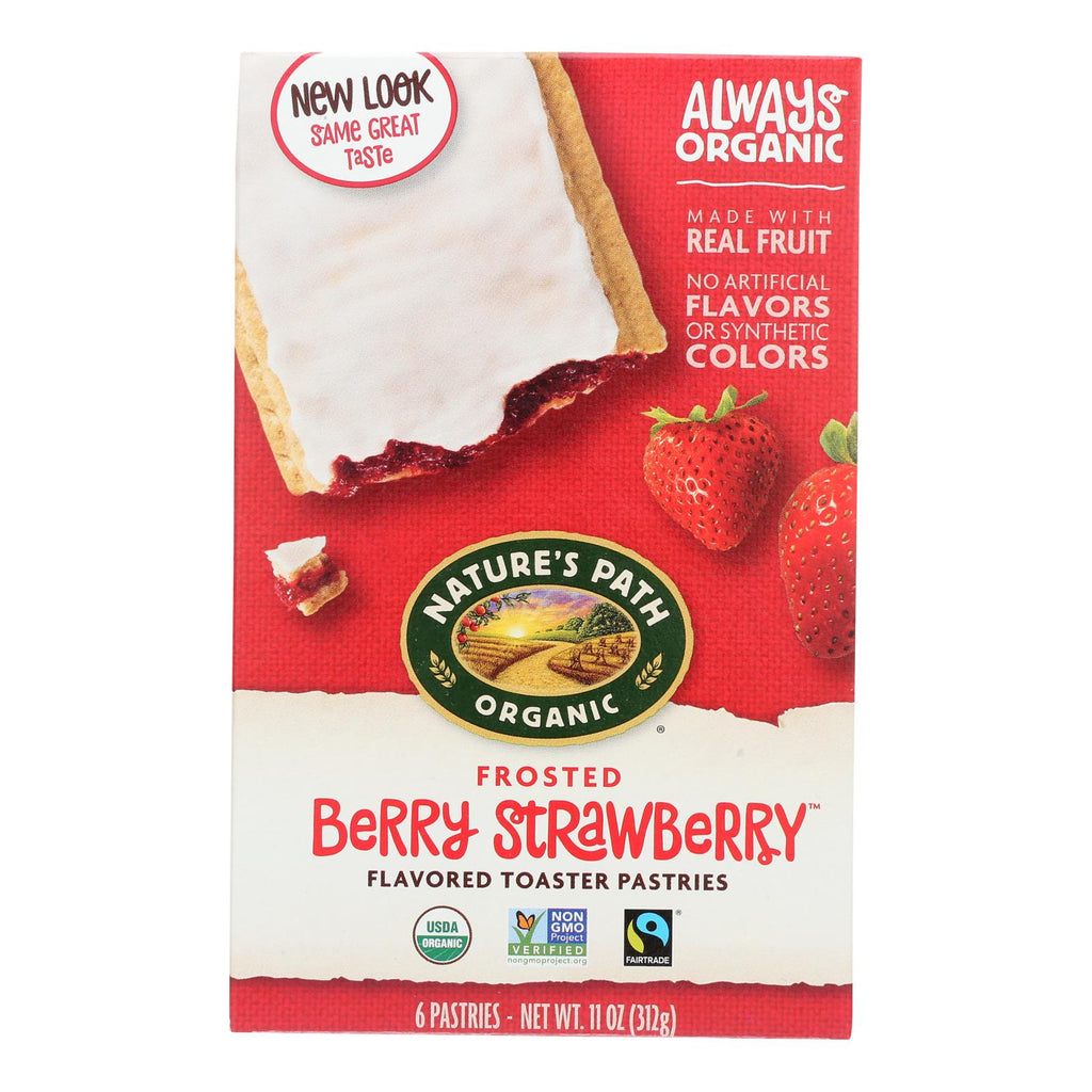 Nature's Path Organic Frosted Toaster Pastries - Berry Strawberry - Case Of 12 - 11 Oz. - Lakehouse Foods