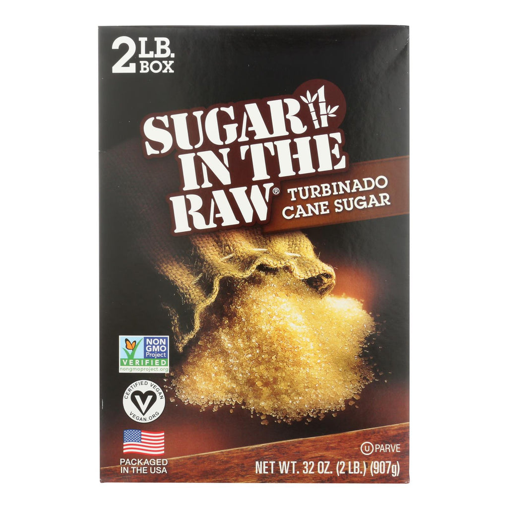 Sugar In The Raw Turbinado Sugar - Case Of 12 - 2 Lb. - Lakehouse Foods