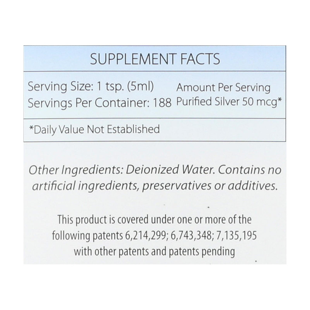 Silver Biotics - Supplmnt Dly Imun Sup Vlu - 1 Each 1-32 Fz - Lakehouse Foods