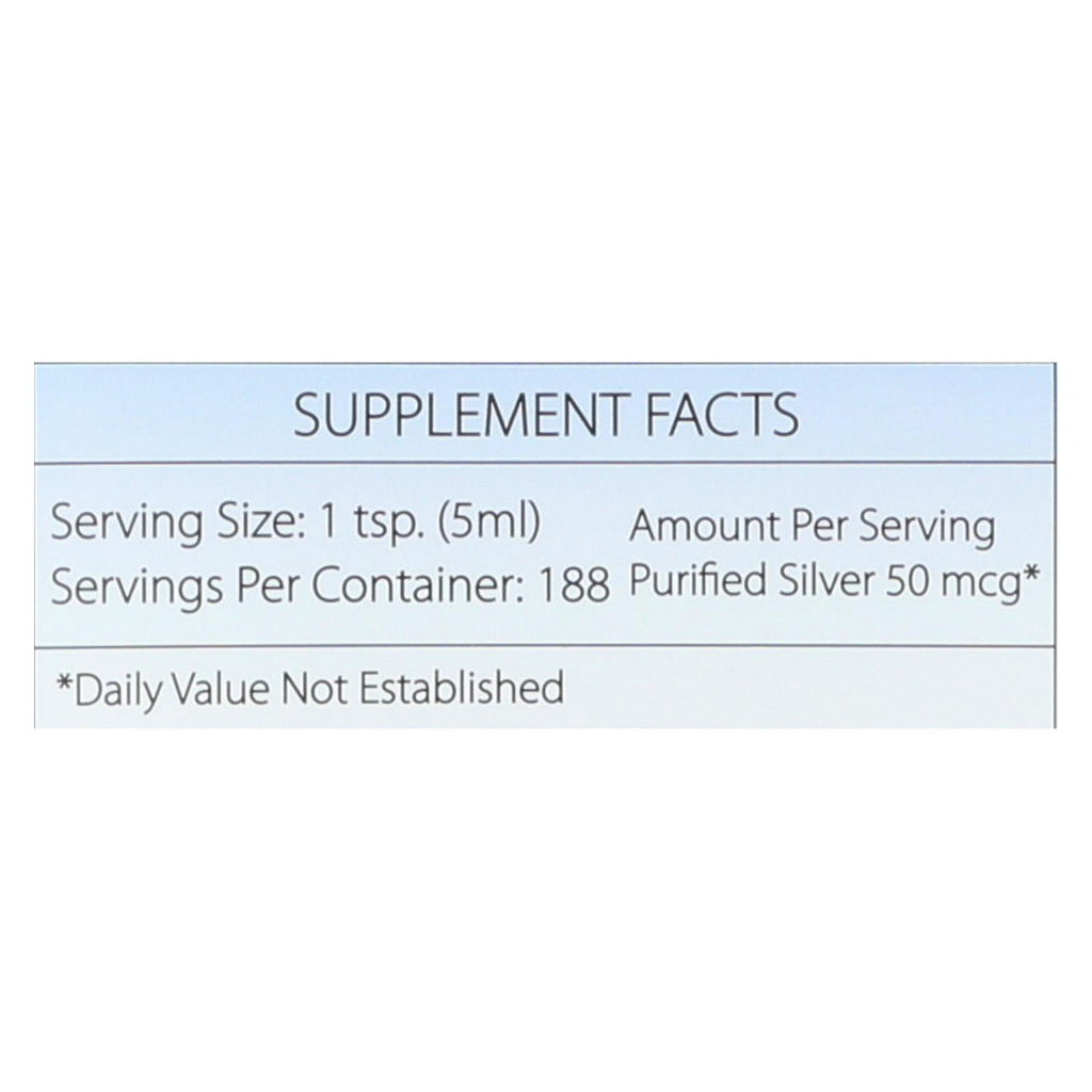 Silver Biotics - Supplmnt Dly Imun Sup Vlu - 1 Each 1-32 Fz - Lakehouse Foods