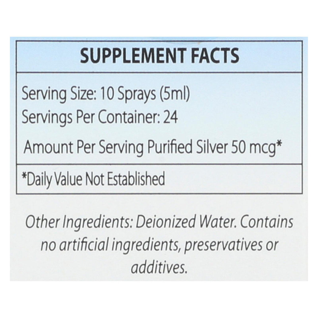 Silver Biotics - Suppl Dly Immun Trvl Spry - 1 Each 1-4 Fz - Lakehouse Foods