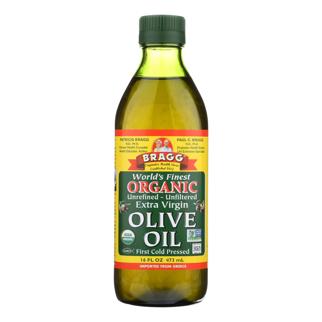 Bragg - Olive Oil - Organic - Extra Virgin - 16 Oz - Case Of 12 - Lakehouse Foods