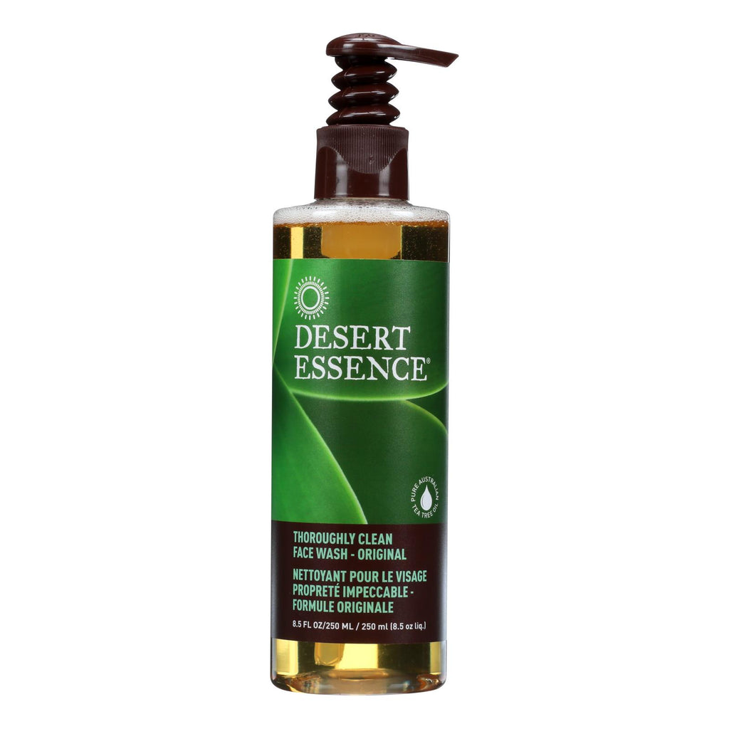 Desert Essence - Thoroughly Clean Face Wash - Original - 8.5 Fl Oz - Lakehouse Foods