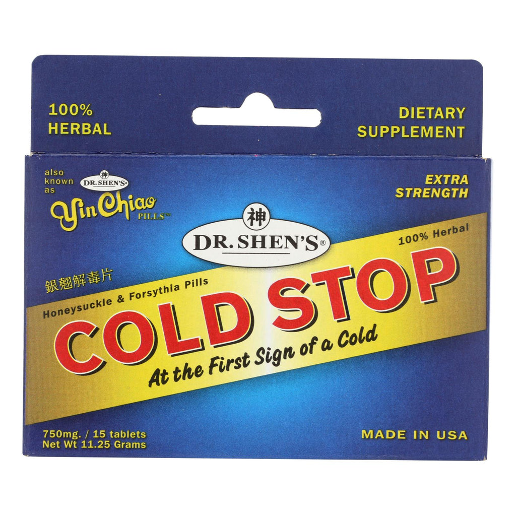 Dr. Shen's Coldstop Tablets  - 1 Each - 15 Tab - Lakehouse Foods
