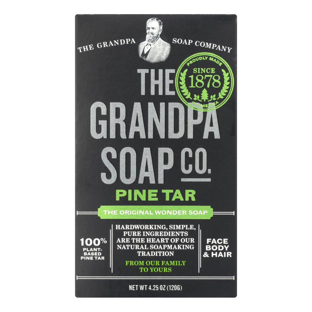 Grandpa's Pine Tar Bar Soap - 4.25 Oz - Lakehouse Foods
