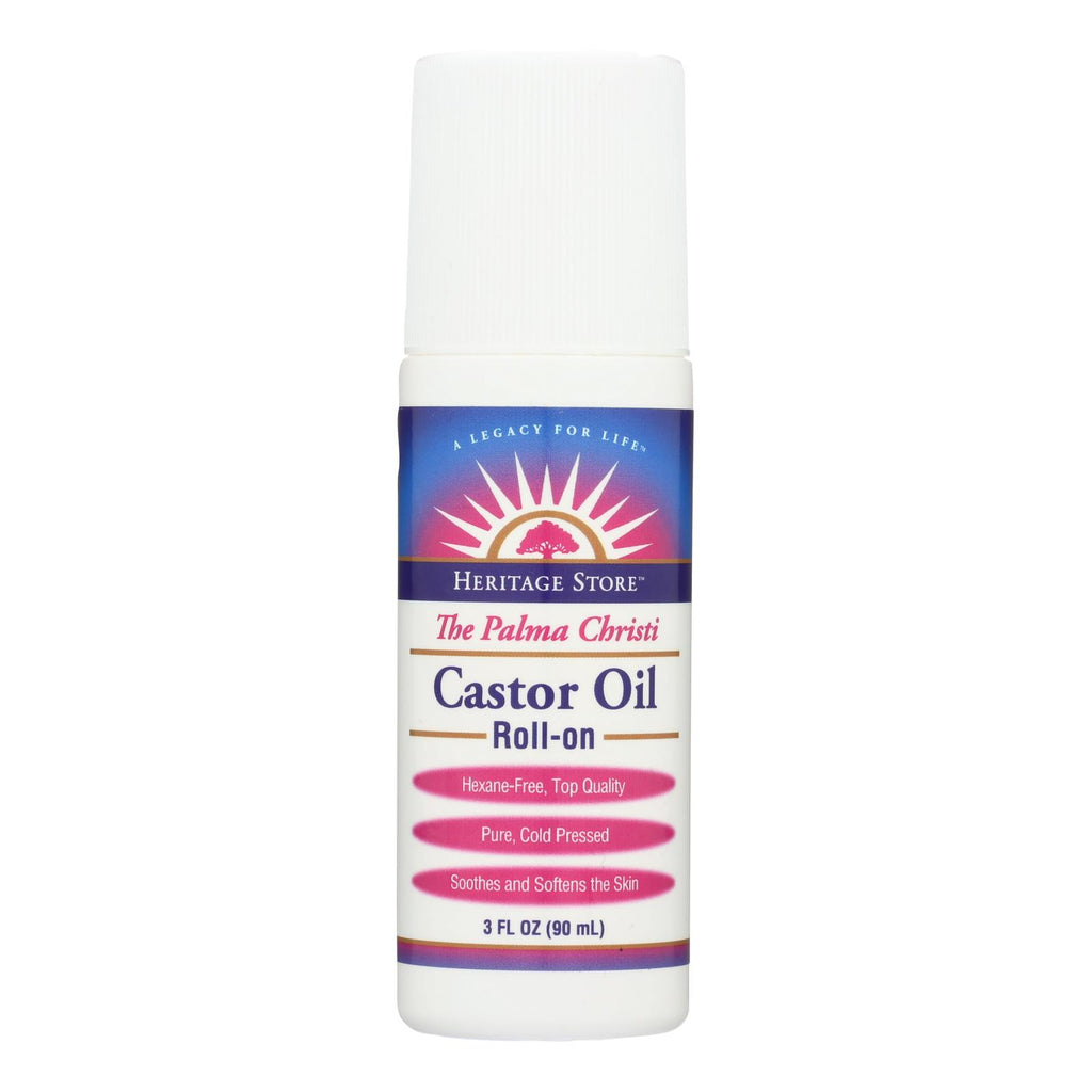 Heritage Products The Palma Christi Castor Oil Roll-on - 3 Fl Oz - Lakehouse Foods