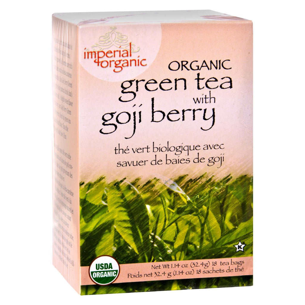 Uncle Lee's Imperial Organic Green Tea With Goji Berry - 18 Tea Bags - Lakehouse Foods