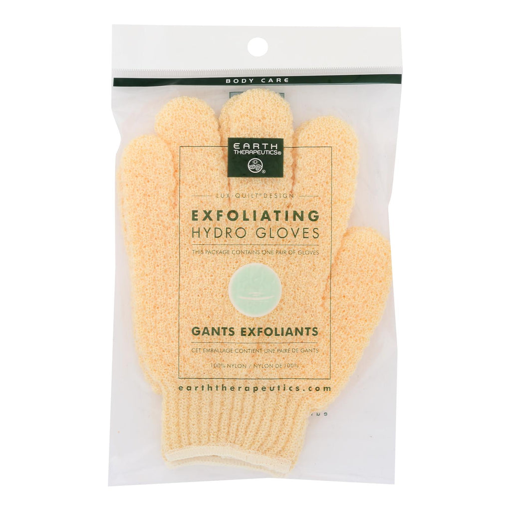 Earth Therapeutics - Exfoliating Gloves Natural - 1 Each - Pair - Lakehouse Foods