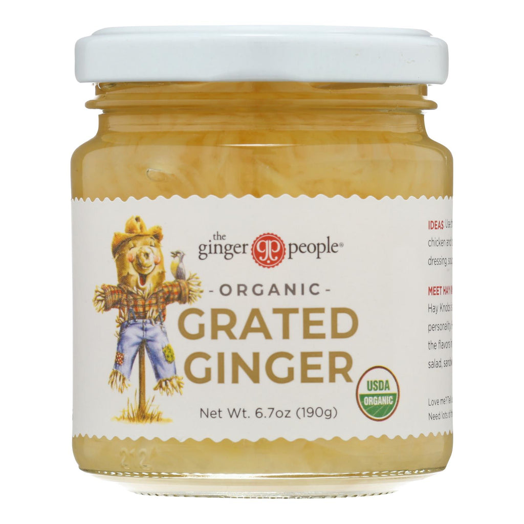 The Ginger People Organic Ginger - Grated - Case Of 12 - 6.7 Oz. - Lakehouse Foods