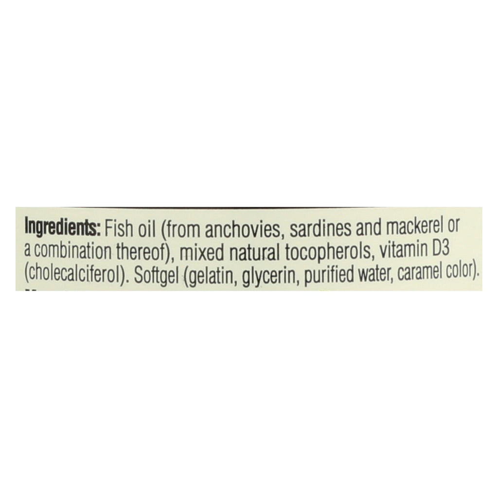 Spectrum Essentials Omega-3 Fish Oil With Vitamin D Dietary Supplement  - 1 Each - 250 Sgel - Lakehouse Foods
