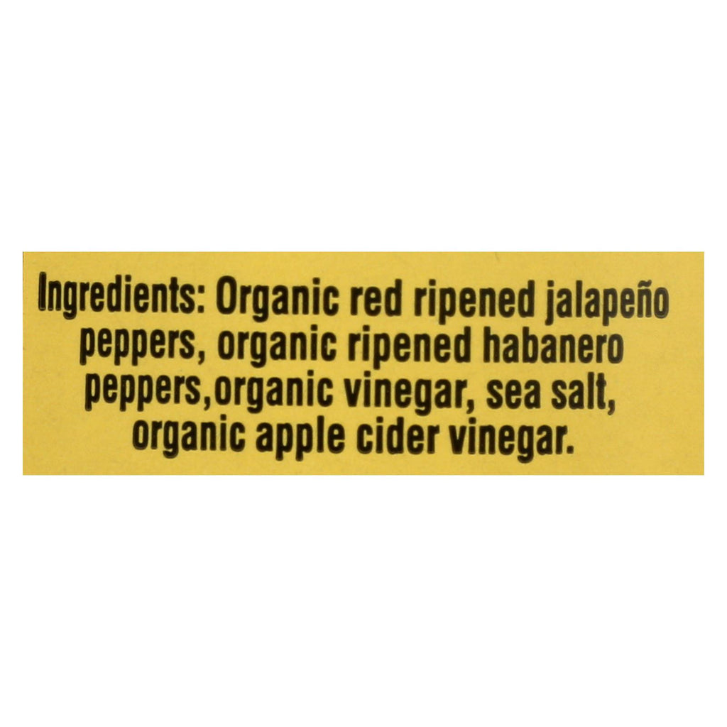 Organic Harvest Pepper Sauce - Habanero - Case Of 12 - 5 Oz. - Lakehouse Foods