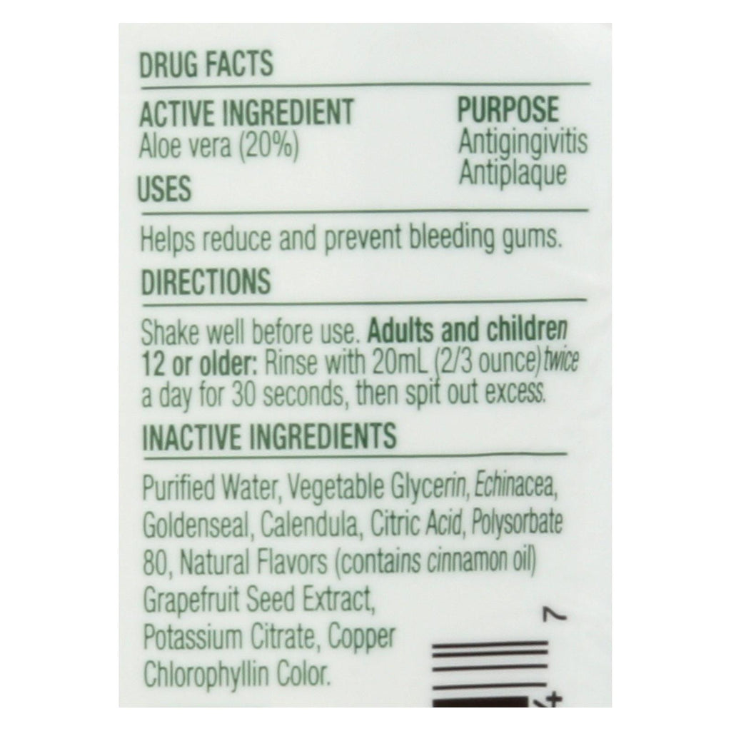 Natural Dentist Anti Gingivitis Rinse - Healthy Gums - Peppermint Twist - 2 Oz - Lakehouse Foods