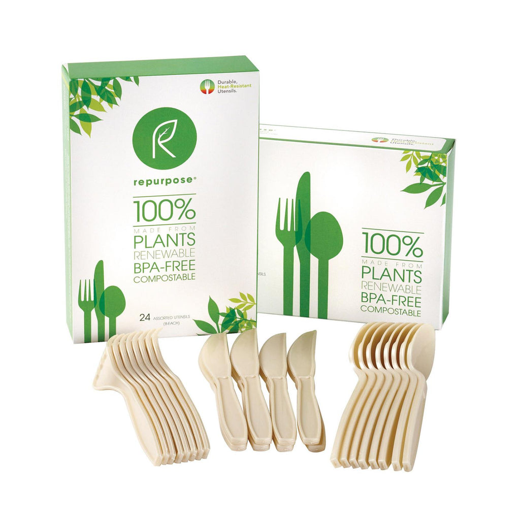 Repurpose Plant Base High Heat Utensils Set - Case Of 20 - 24 Count - Lakehouse Foods