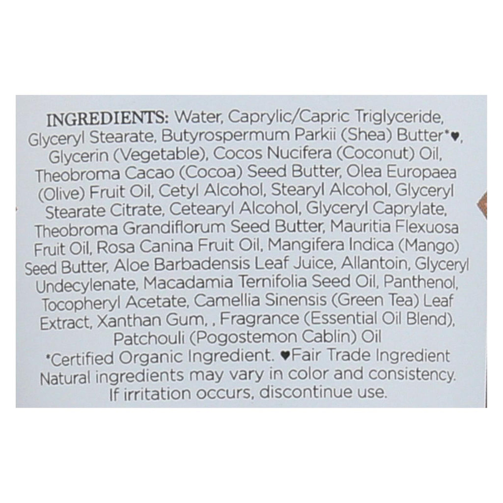 Nubian Heritage - Hand Cream Patchouli&buriti - 1 Each - 4 Oz - Lakehouse Foods