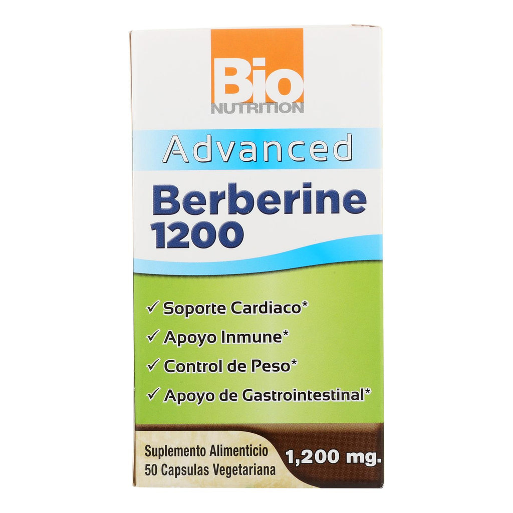 Bio Nutrition - Berberine 1200 Advanced - 1 Each - 50 Vcap - Lakehouse Foods