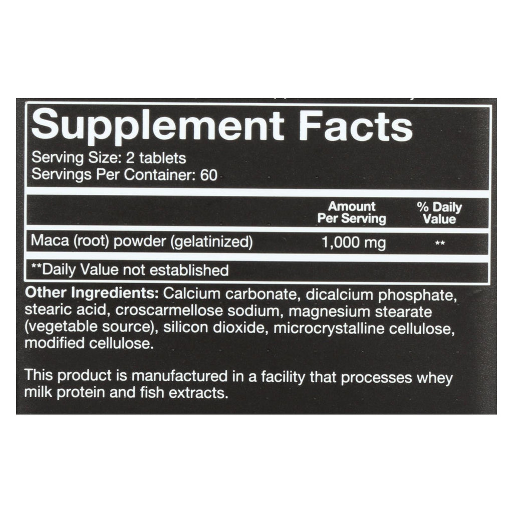 Youtheory Dietary Supplement Men's Maca  - 1 Each - 120 Tab - Lakehouse Foods