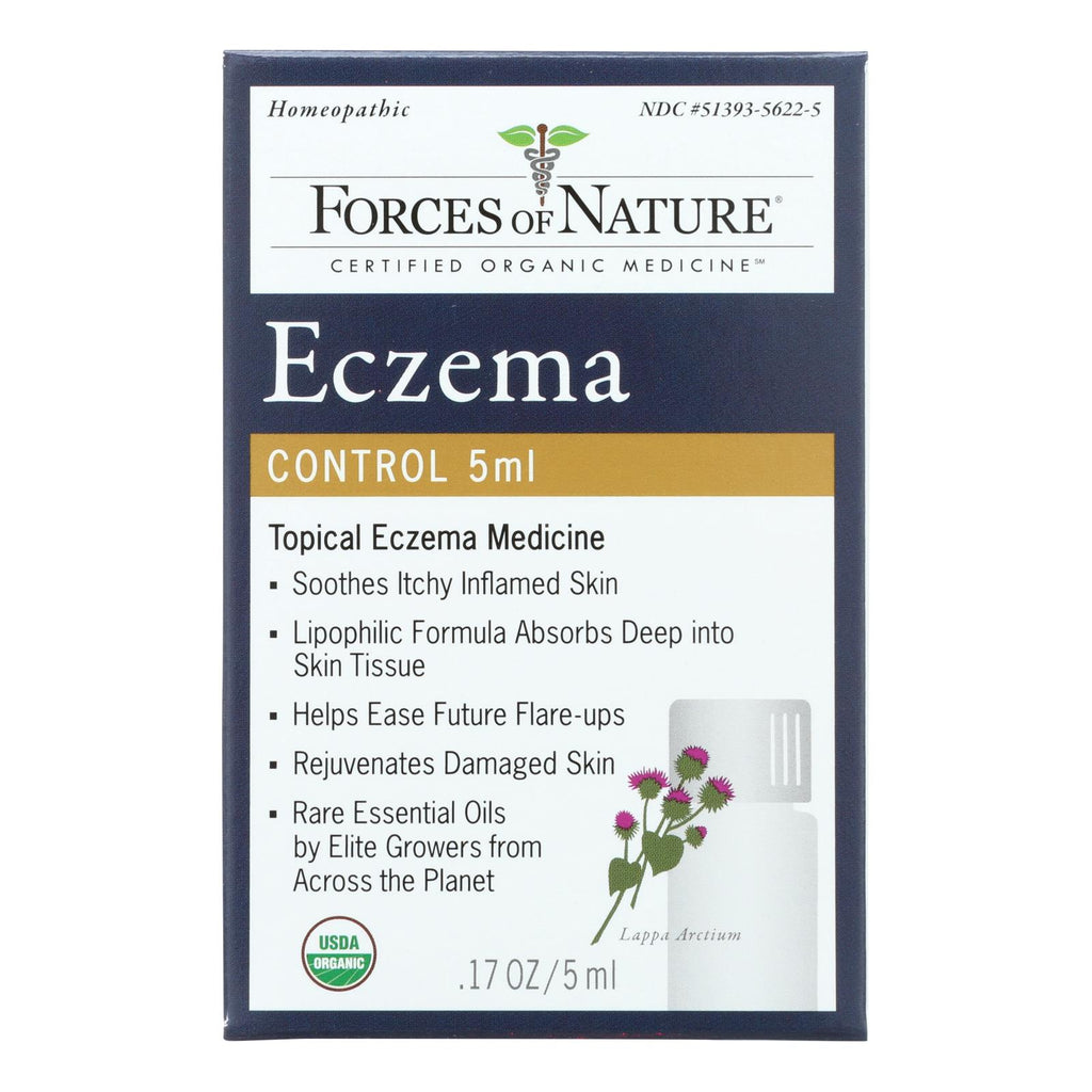 Forces Of Nature - Eczema Control - 1 Each - 5 Ml - Lakehouse Foods