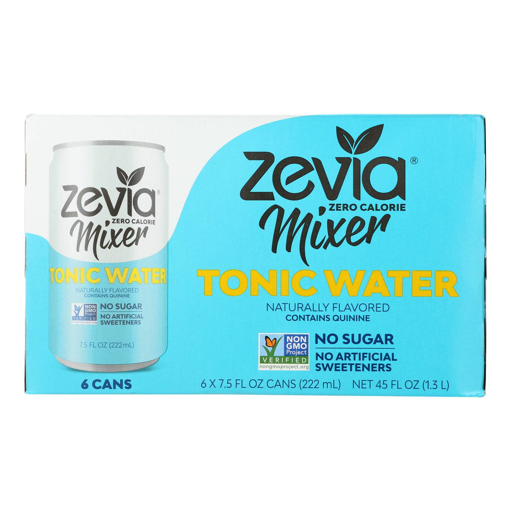 Zevia Zero Calorie Mixer - Tonic Water - Case Of 4 - 6-7.5 Fl Oz - Lakehouse Foods