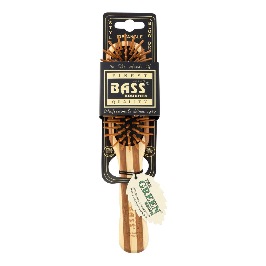 Bass Brushes - Natural Bamboo Pin Brush - Small - 1 Count - Lakehouse Foods