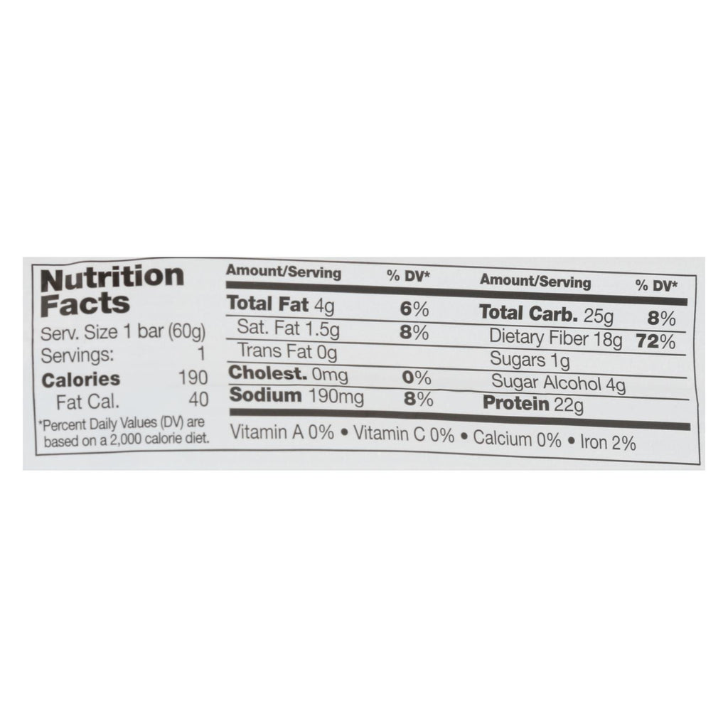 D's Naturals The No Cow Bar Lemon Meringue Pie Protein Bar - Case Of 12 - 2.12 Oz - Lakehouse Foods