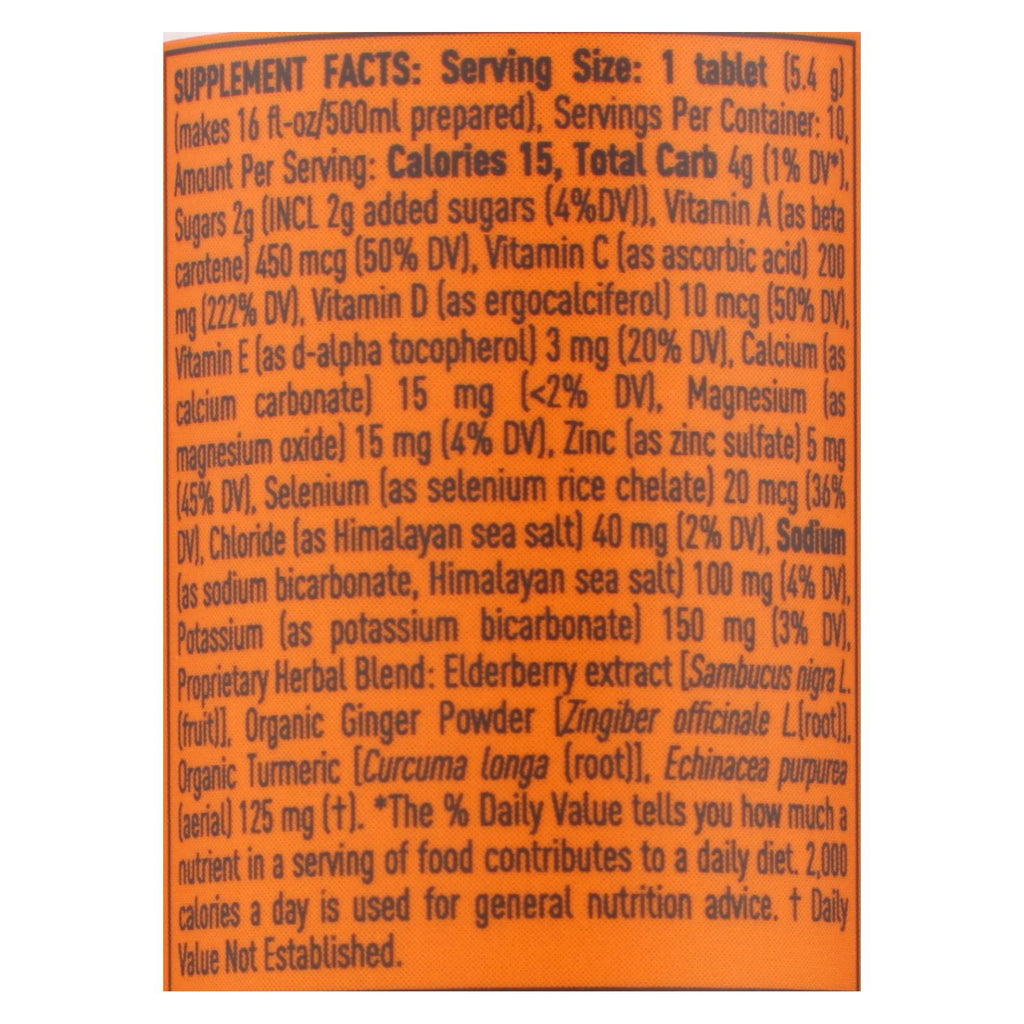 Nuun Hydration - Drink Tab Immun Orange Ctrs - Case Of 8 - 10 Tab - Lakehouse Foods
