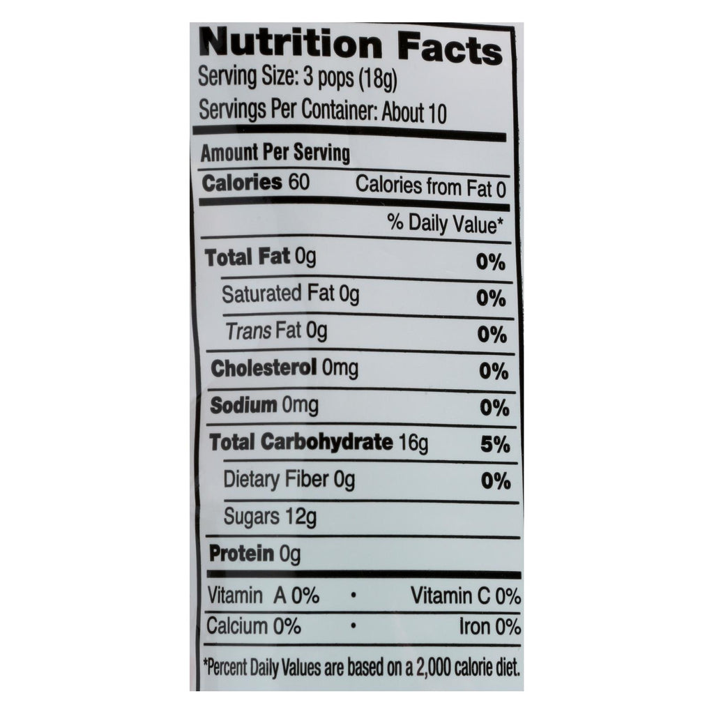 Yumearth Organics - Organic Pops - Candy Cane - Cs Of 18-8.50 Oz - Lakehouse Foods