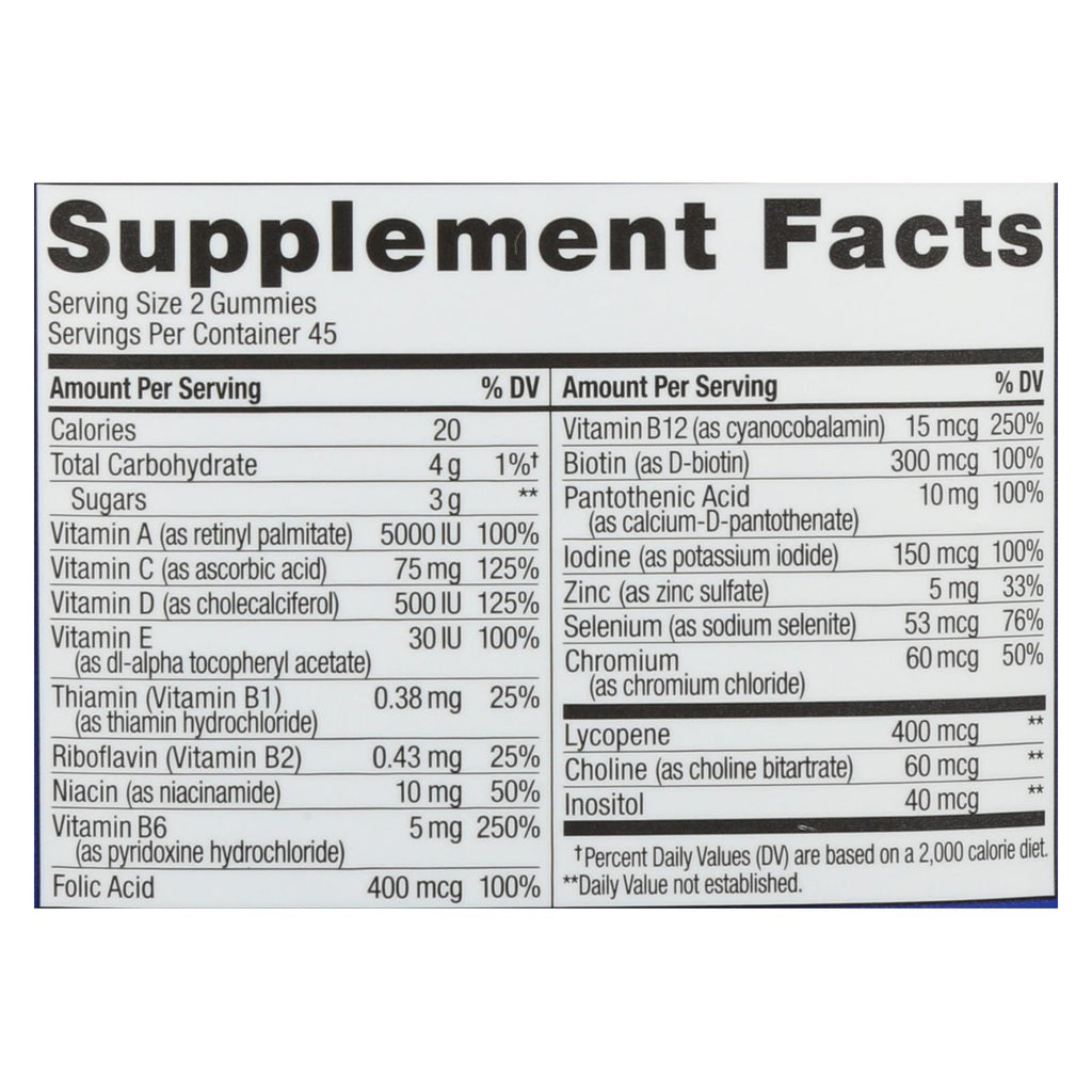 Olly - Vitamins Multi Mens Blkbr - 1 Each - 90 Ct - Lakehouse Foods