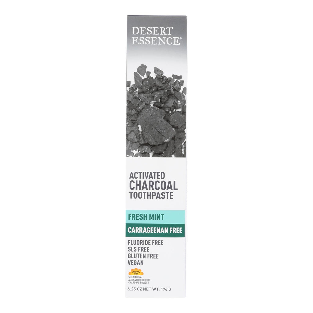 Desert Essence - Tthpst Actvtd Chrcoal Cf - 6.25 Oz - Lakehouse Foods