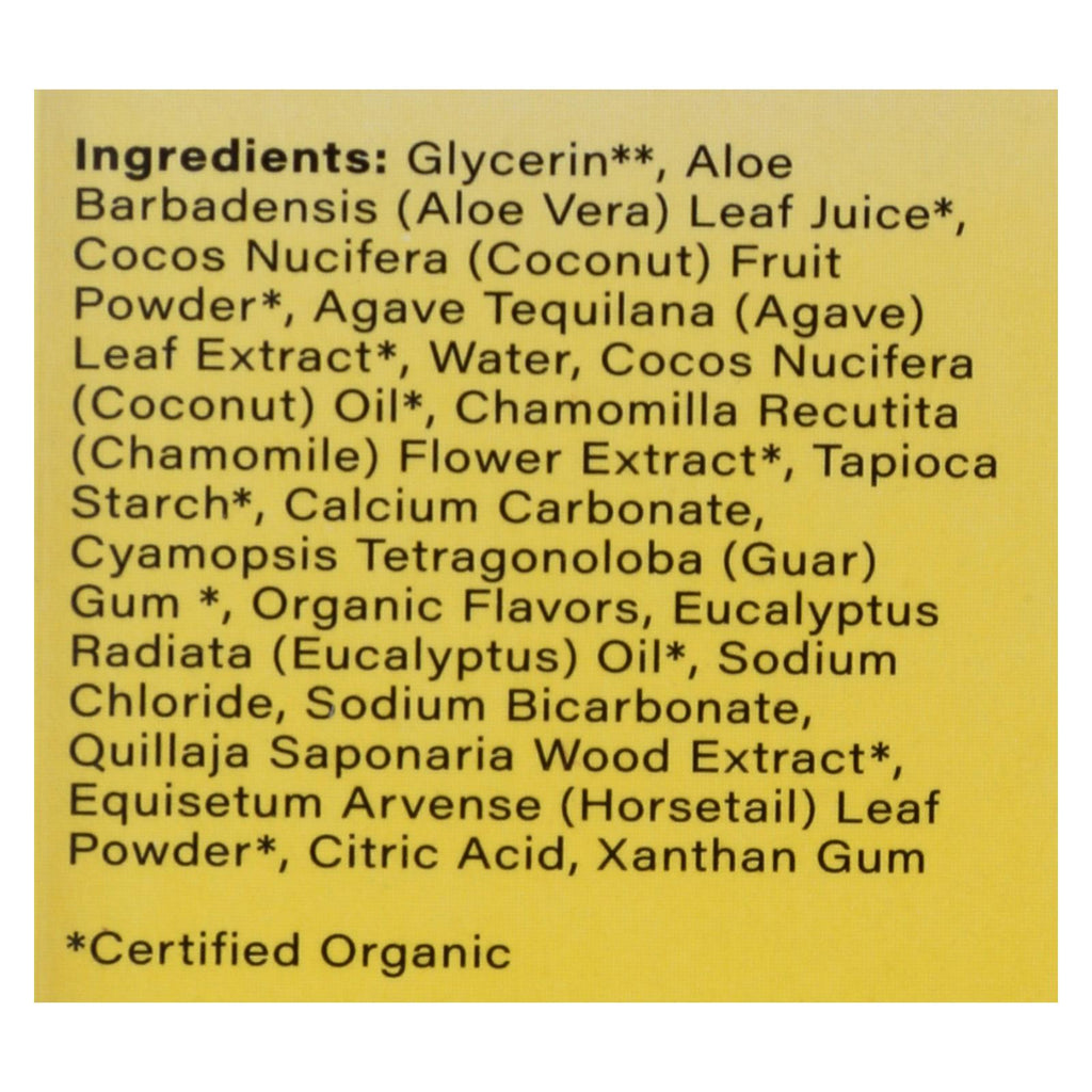 Radius Coconut Banana With Organic Chamomile Flower & Coconut Oil Toothpaste  - 1 Each - 3 Oz - Lakehouse Foods