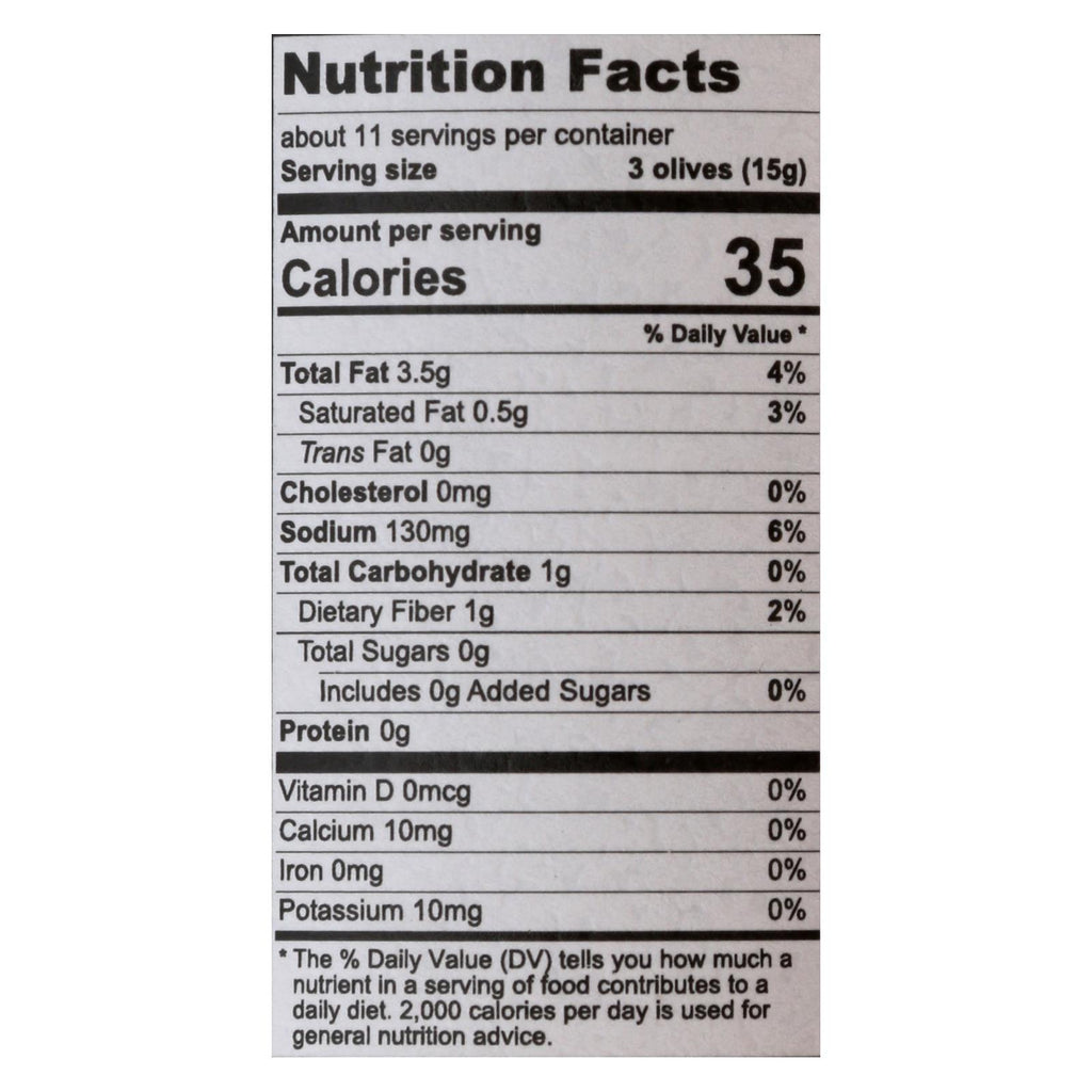 Divina - Olives Castelvetrano - Case Of 6 - 6 Oz - Lakehouse Foods