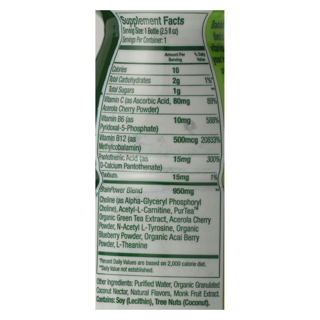 Brain Juice - Brain Juice Peach Mango - Case Of 12 - 2.5 Fz - Lakehouse Foods