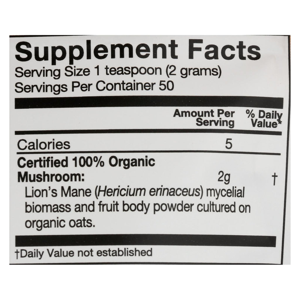 Om Organic Mushroom Powder  - 1 Each - 3.5 Oz - Lakehouse Foods