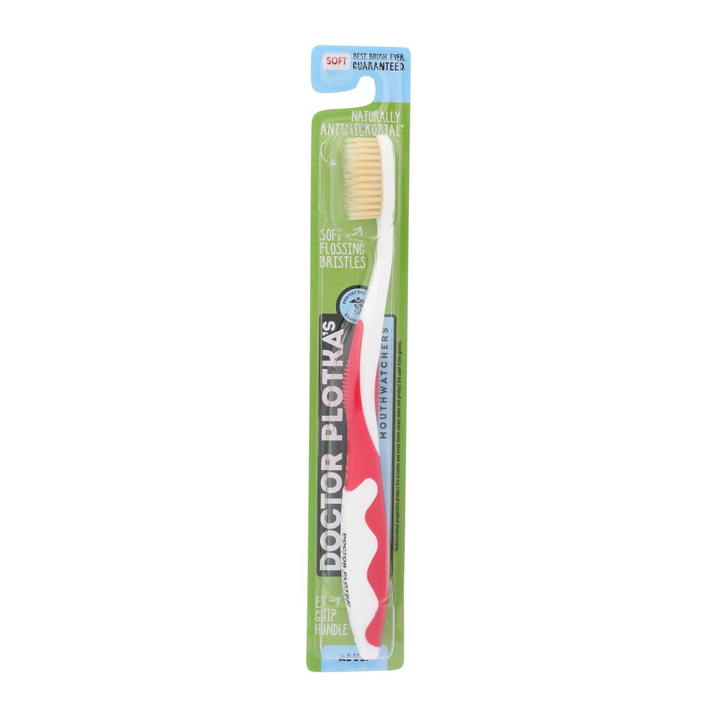 Mouth Watchers A-b Adult Red Toothbrush - 1 Each - Ct - Lakehouse Foods