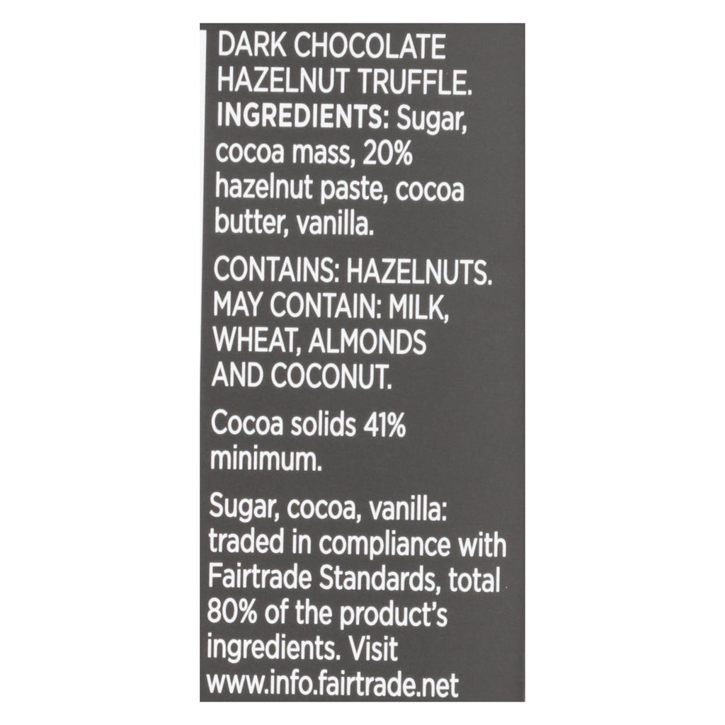Divine - Bar Dark Chocolate Hazelnut Trffl - Case Of 12 - 3 Oz - Lakehouse Foods