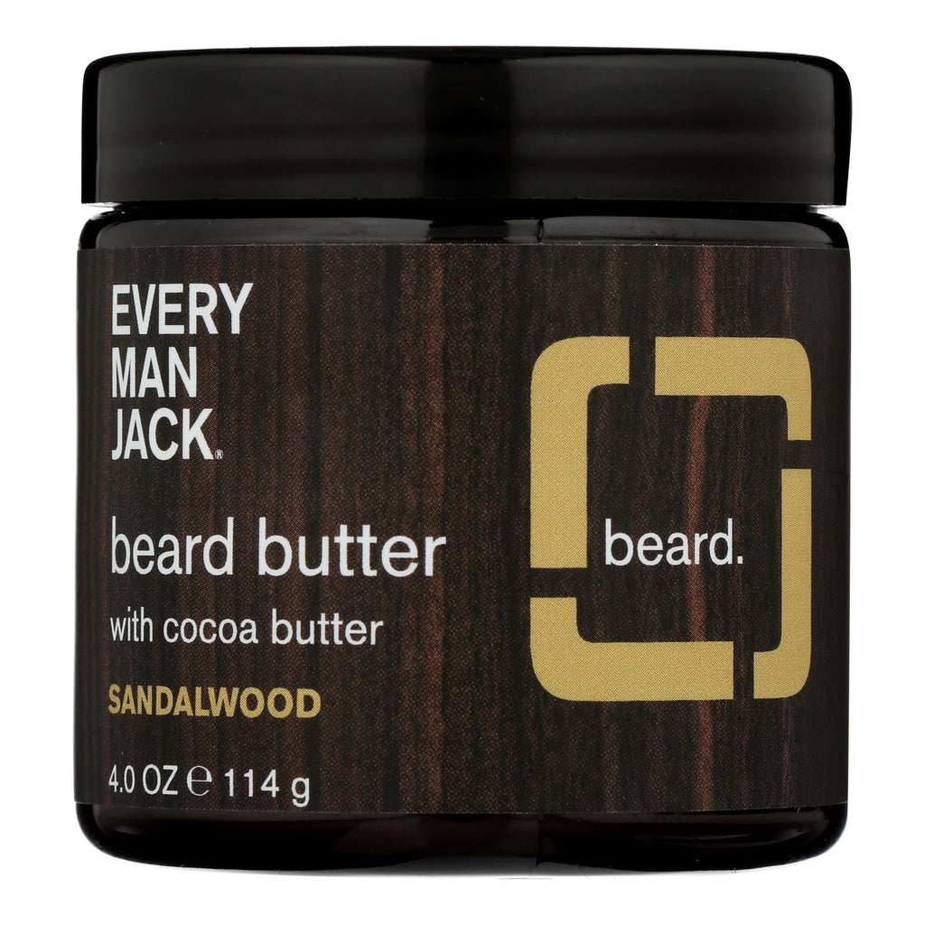 Every Man Jack - Beard Butter Sandalwood - 1 Each - 4 Oz - Lakehouse Foods