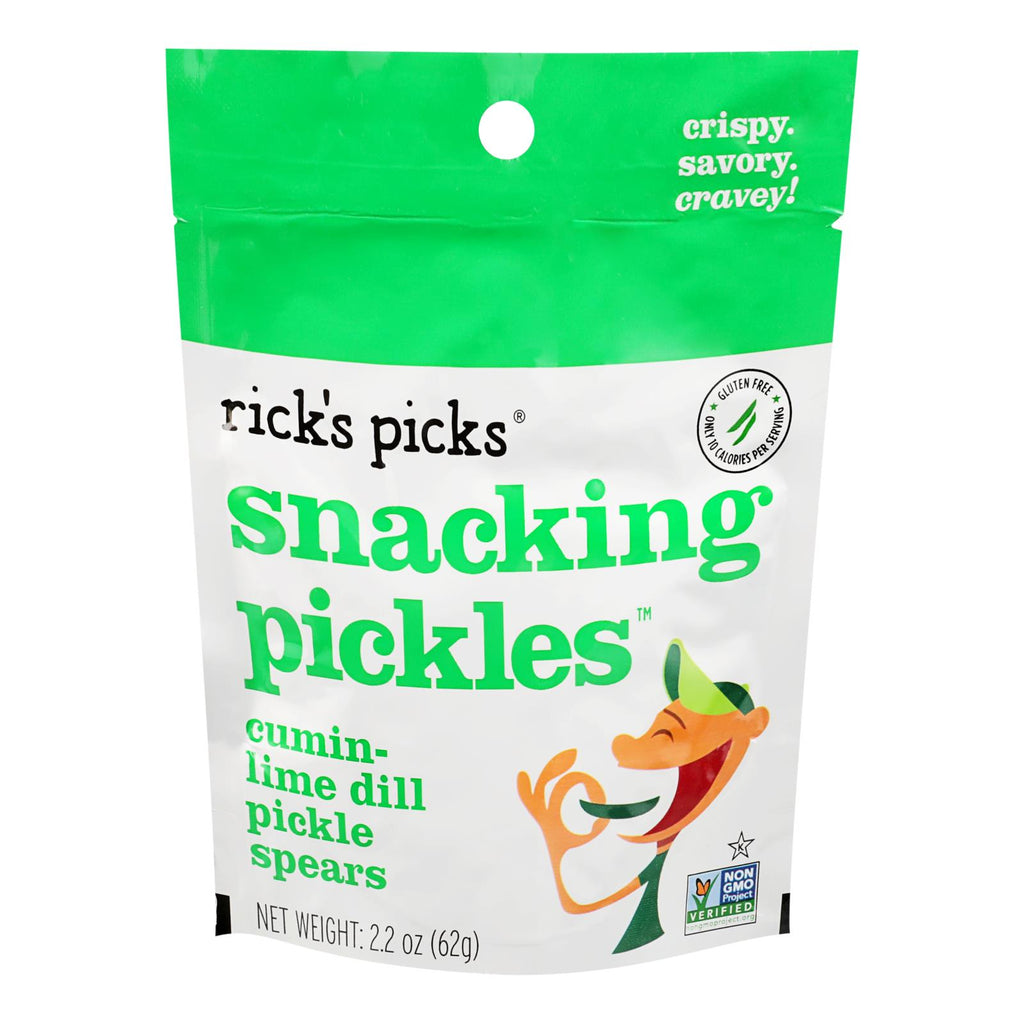 Rick's Picks - Pickle Spears Cumin-lime - Case Of 12 - 2.2 Oz - Lakehouse Foods