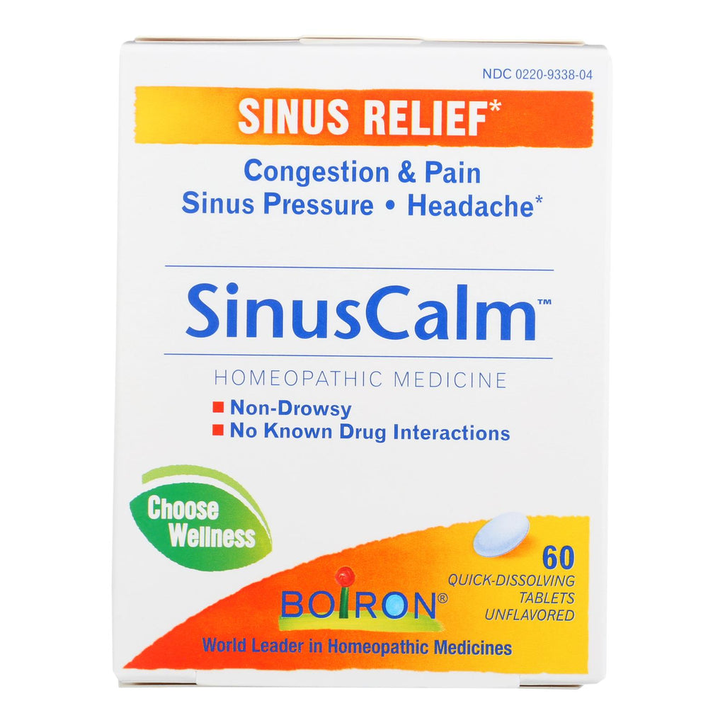 Boiron - Sinus Calm Sinus Relief - 1 Each - 60 Tab - Lakehouse Foods