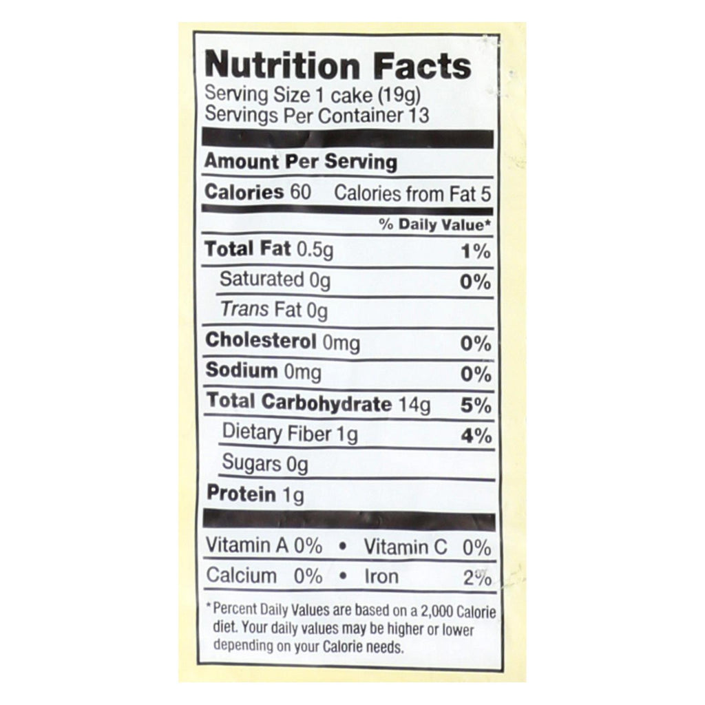 Lundberg Family Farms - Rice Cake Brown Ns - Case Of 6-8.5 Oz - Lakehouse Foods