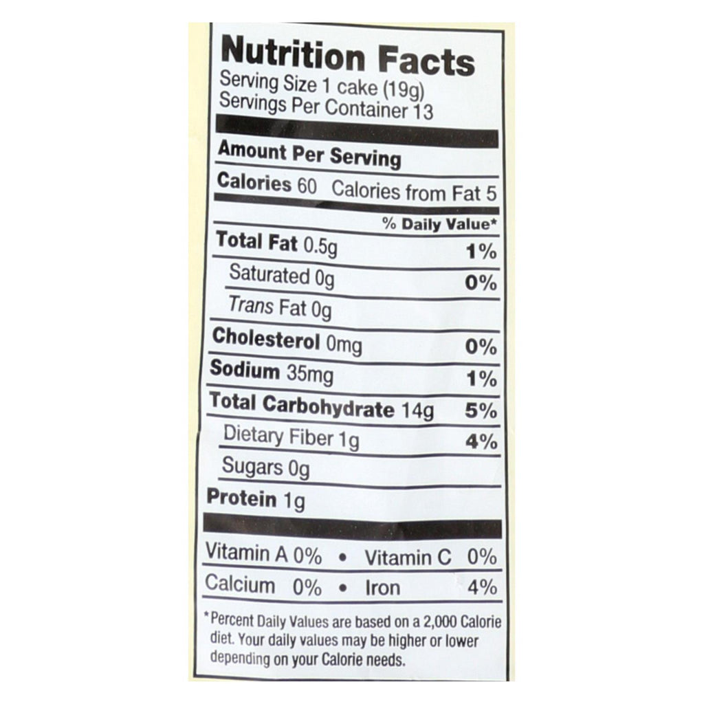 Lundberg Family Farms - Rice Cake Wild Ls - Case Of 6-8.5 Oz - Lakehouse Foods