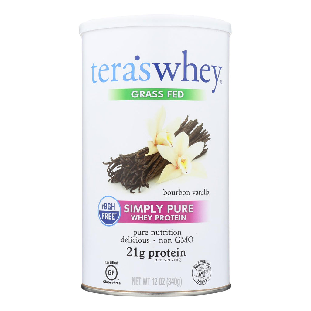 Teras Whey Protein Powder Whey - Bourbon Vanilla - 12 Oz - Lakehouse Foods
