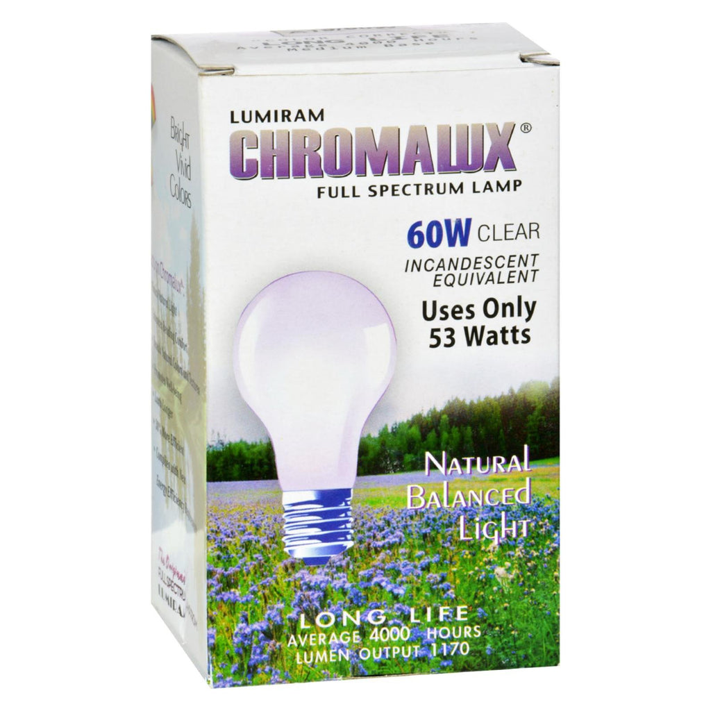 Chromalux Standard Clear Light Bulb - 60 Watt - 1 Bulb - Lakehouse Foods