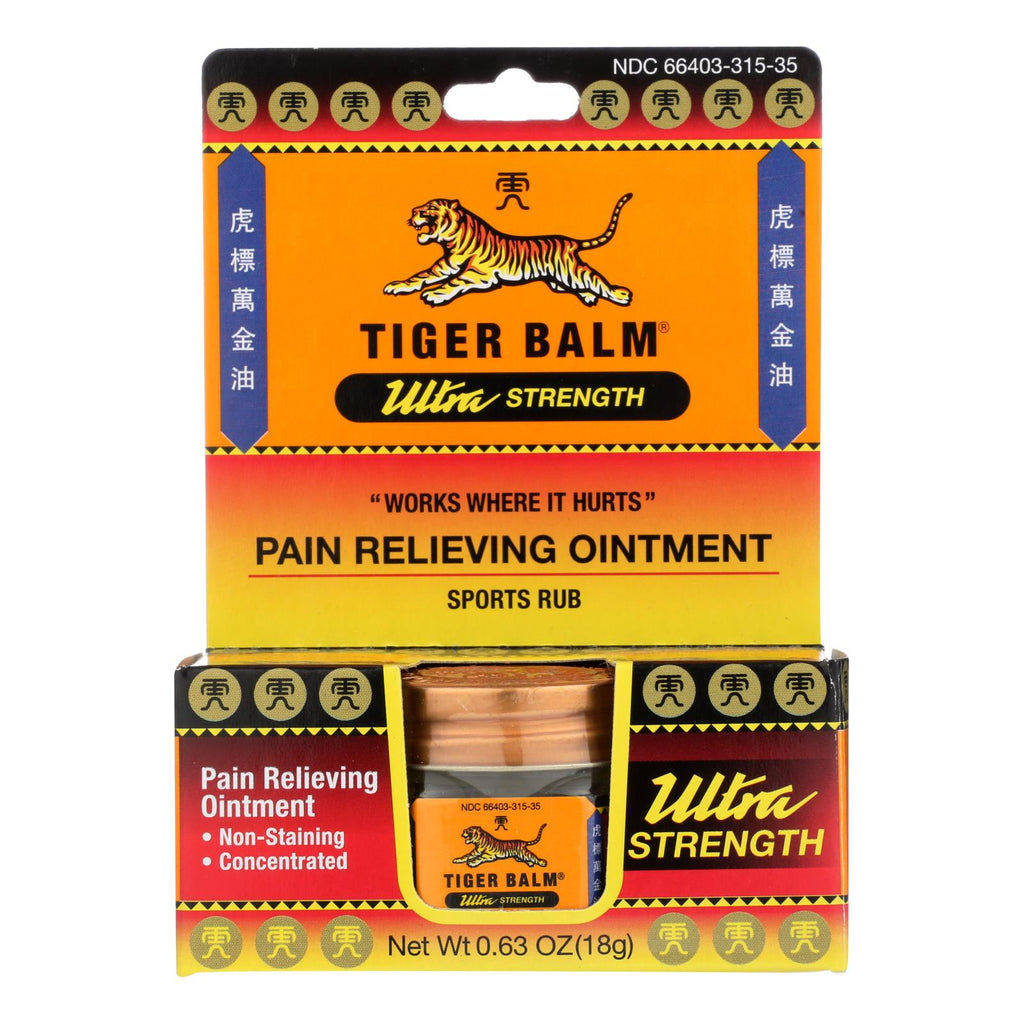 Tiger Balm Pain Relief Ointment - 0.63 Oz - Case Of 6 - Lakehouse Foods
