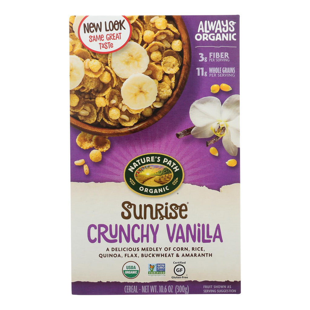 Nature's Path Crunchy Vanilla - Sunrise - Case Of 12 - 10.6 Oz. - Lakehouse Foods